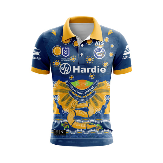 Parramatta Eels 2025 Indigenous Polo Shirt