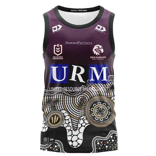 Manly Warringah Sea Eagles 2025 Indigenous Singlet