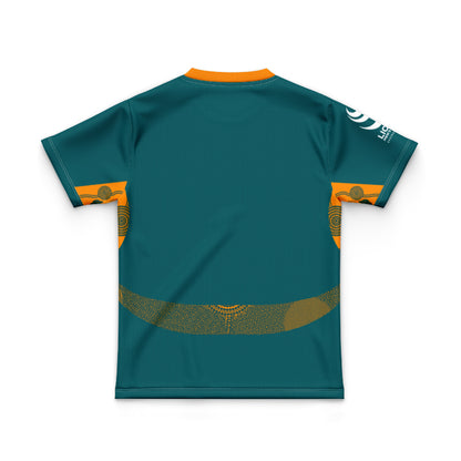 Australian Wallabies 2025 Kids Lions Tour Warm Up Jersey