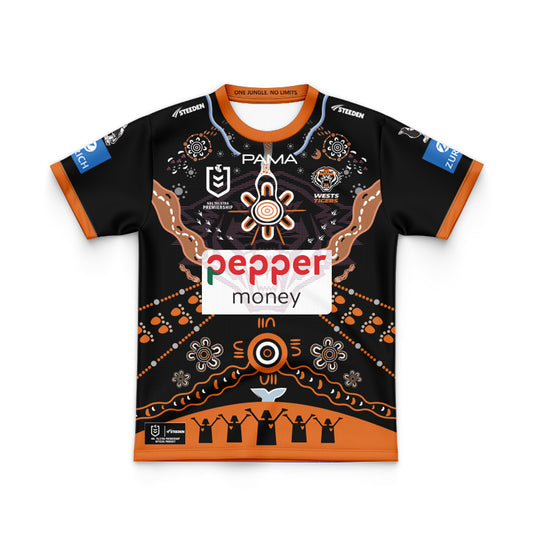 Wests Tigers 2025 Kids Indigenous Jersey