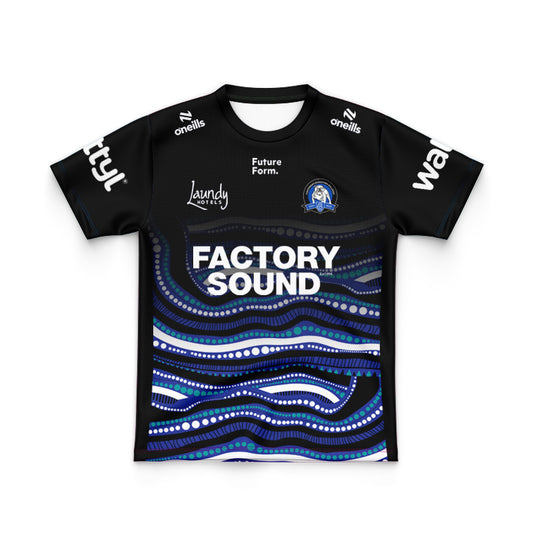 Canterbury Bankstown Bulldogs 2025 Kids Indigenous Training Jersey