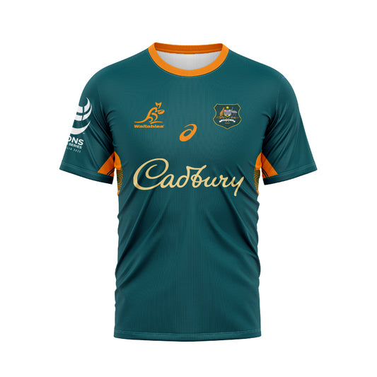 Australian Wallabies 2025 Lions Tour Warm Up Shirt