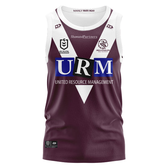 Manly Warringah Sea Eagles 2025 Heritage Singlet