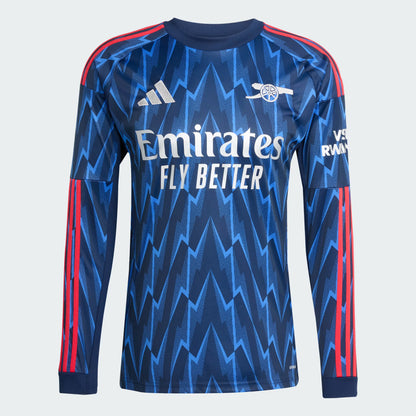 Arsenal Gunners 2025/26 Long Sleeve Player's Edition Away Jersey Shirt