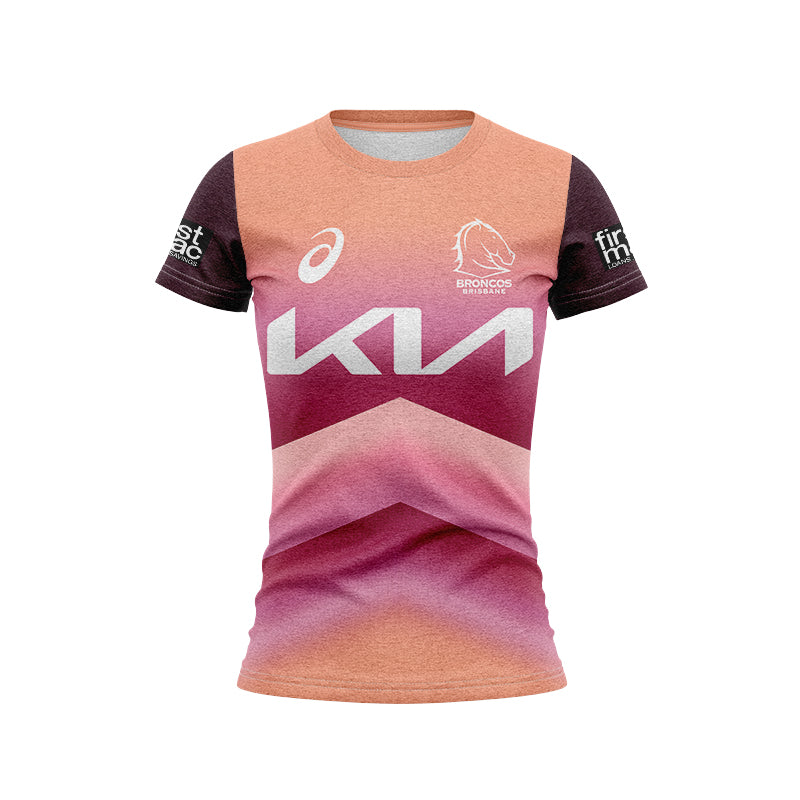 Brisbane Broncos 2024 Women's Sunstone Training Shirt