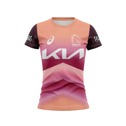 Brisbane Broncos 2024 Women's Sunstone Training Shirt
