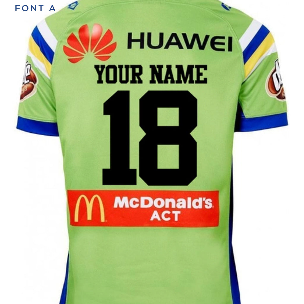 Canberra Raiders 2018 Home Jersey