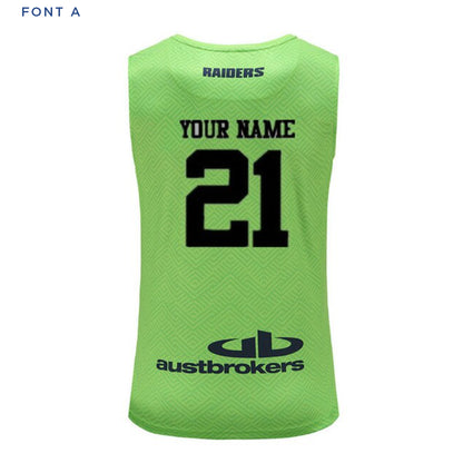 Canberra Raiders 2021 Training Singlet