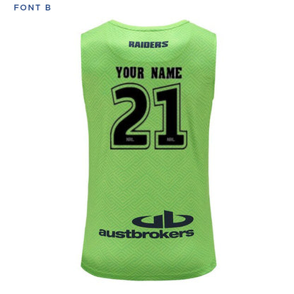 Canberra Raiders 2021 Training Singlet