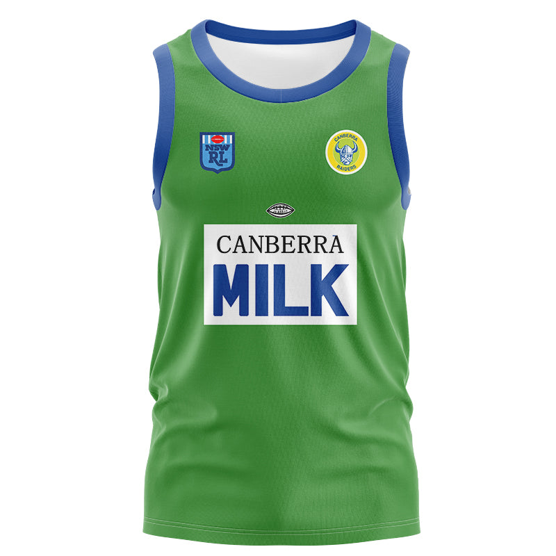 Canberra Raiders 1994 Retro Singlet