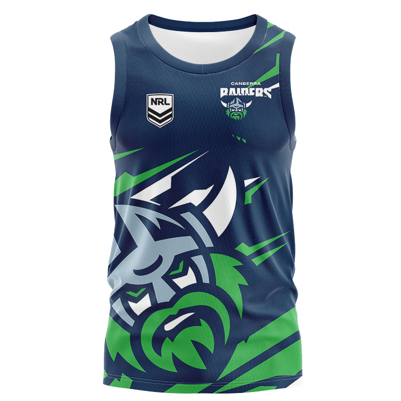 Canberra Raiders Ignition Fishing Singlet