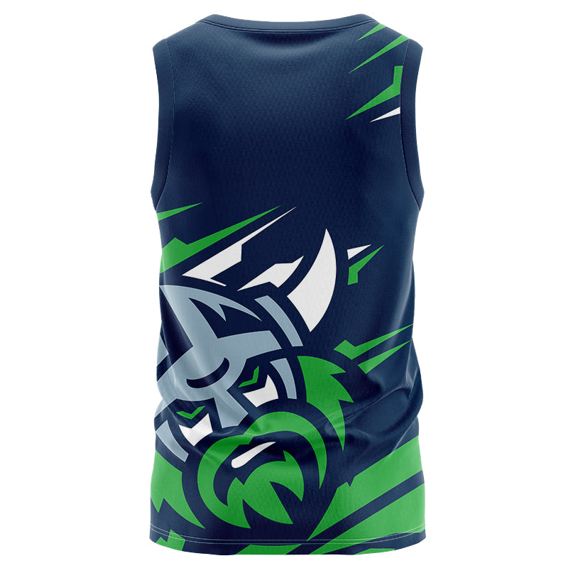 Canberra Raiders Ignition Fishing Singlet