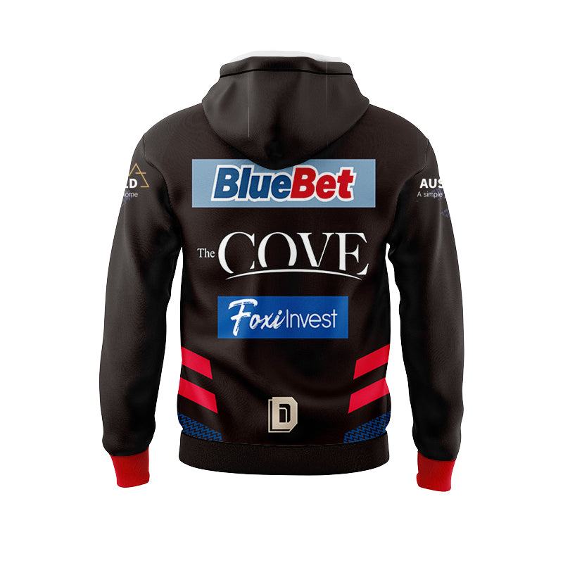 Redcliffe Dolphins 2023 Black Training Hoodie