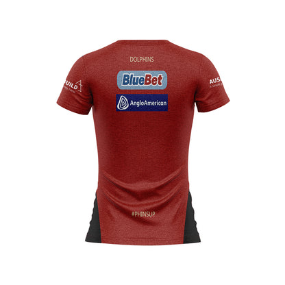 Redcliffe Dolphins 2024 Women's Red Training Jersey