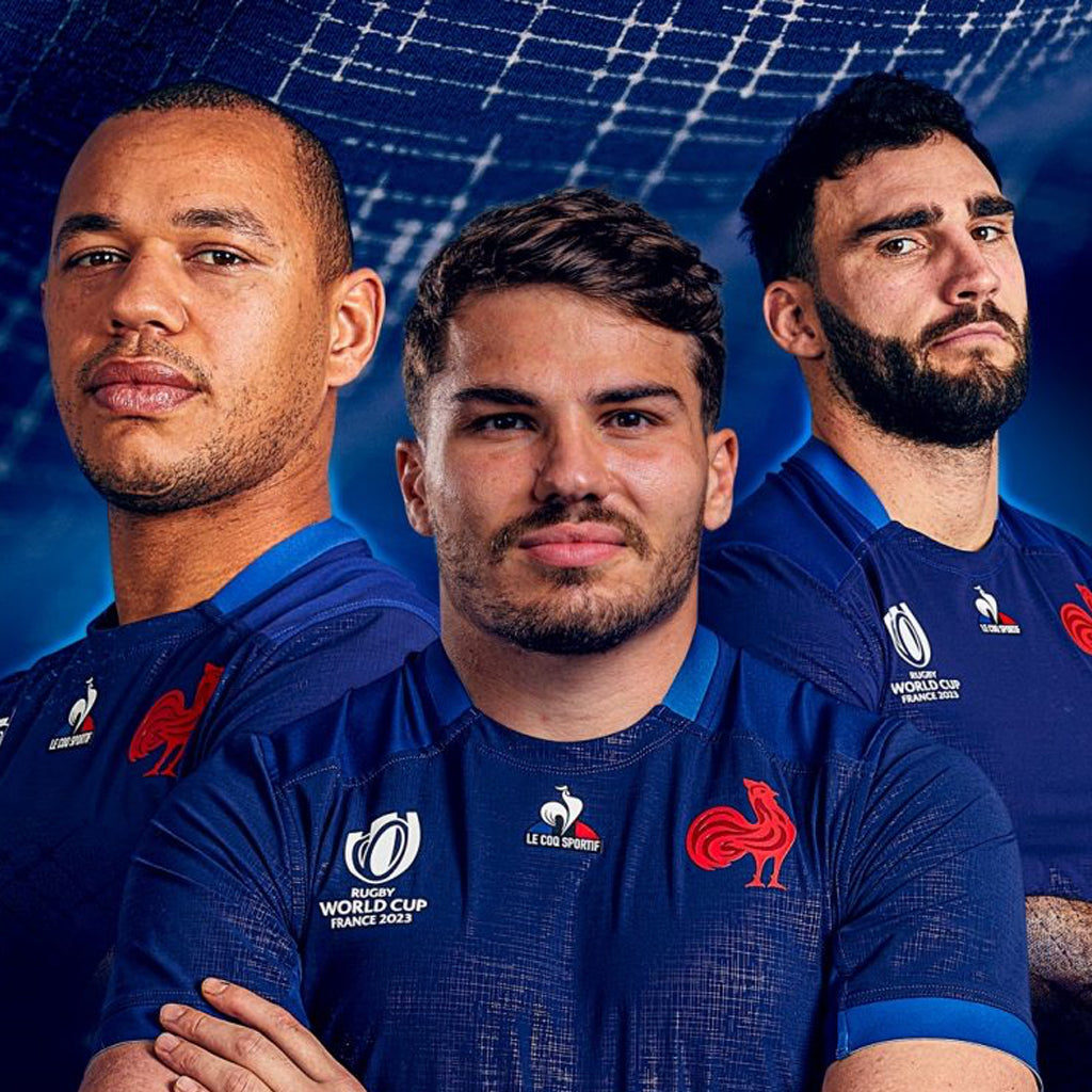 France Les Bleus 2023 Rugby World Cup Home Jersey