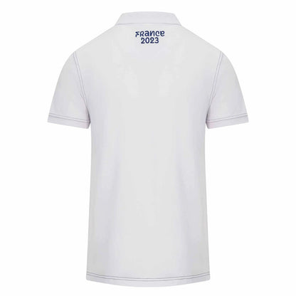 France Les Bleus 2023 Rugby World Cup White Polo Shirt