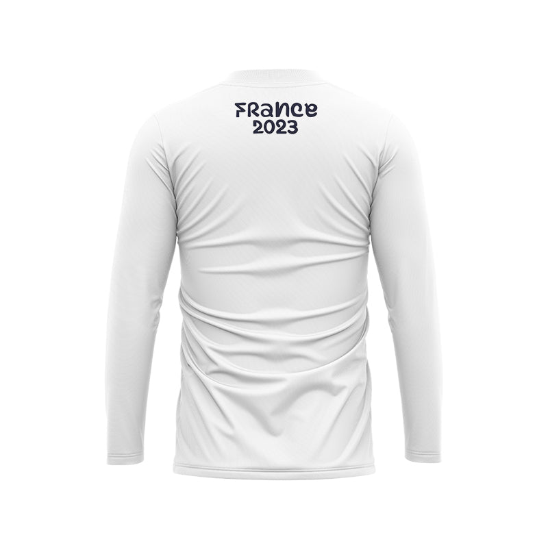 France Les Bleus 2023 Rugby World Cup Long Sleeve Away Shirt