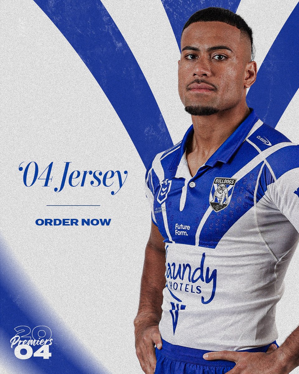 2004 Canterbury Bankstown Bulldogs Heritage Jersey