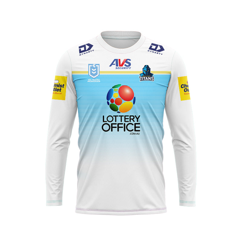 Gold Coast Titans 2024 Long Sleeve Away Shirt