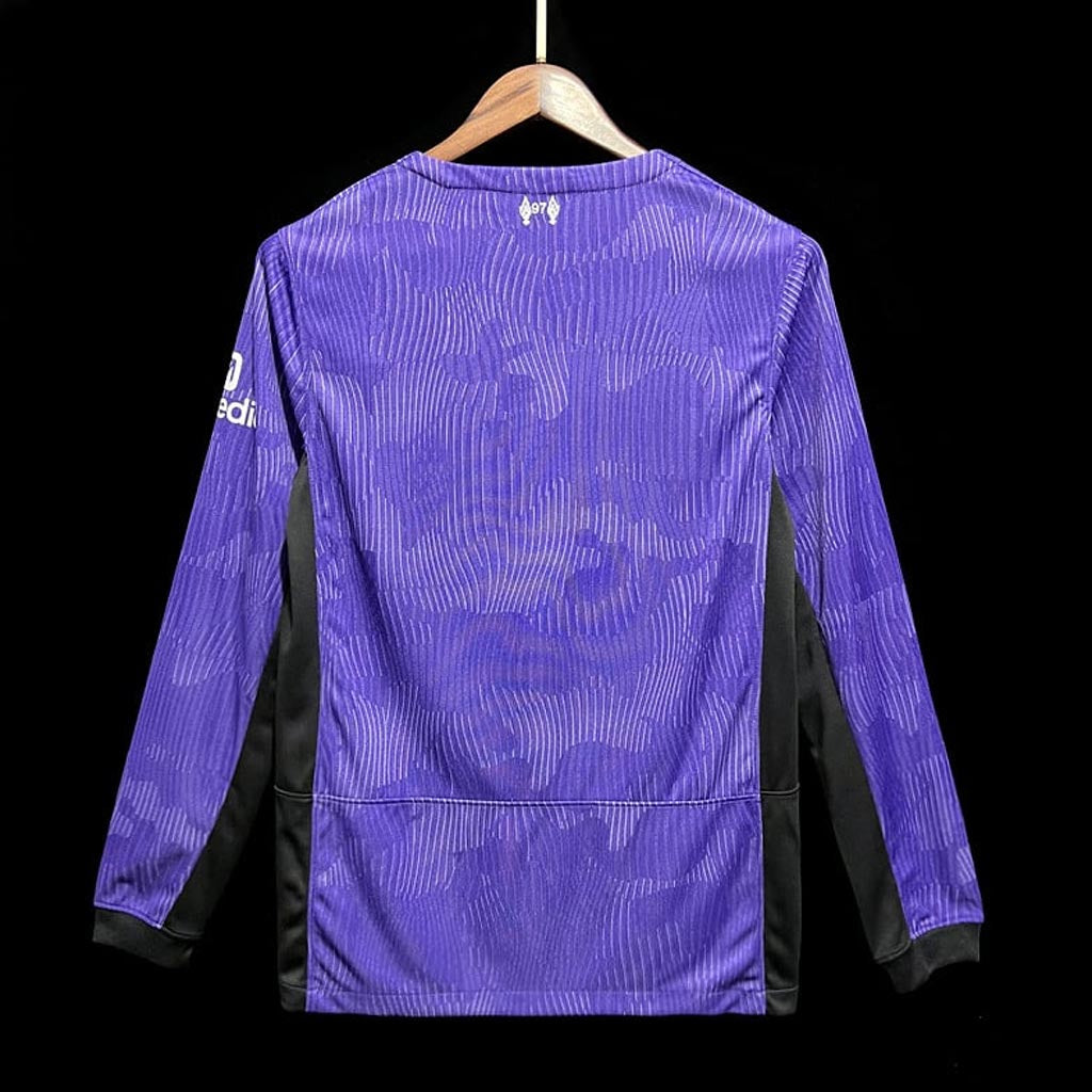 Liverpool purple kit long sleeve hotsell