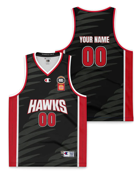 Illawarra Hawks 2024/25 Primary Jersey (Add Your Own Name & Number)