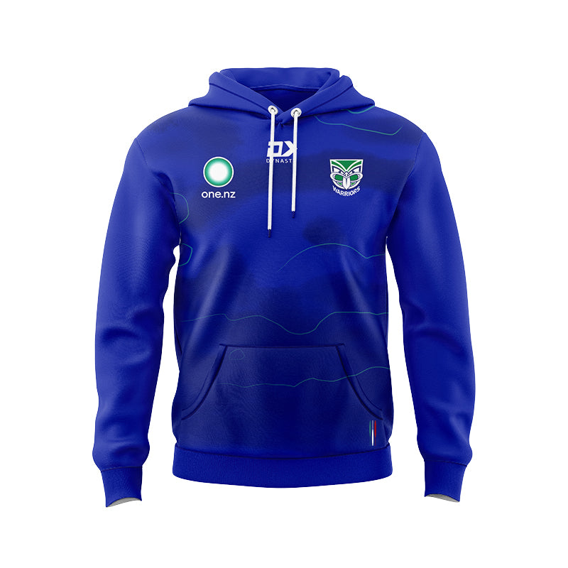 New Zealand Warriors 2024 Blue Training Hoodie