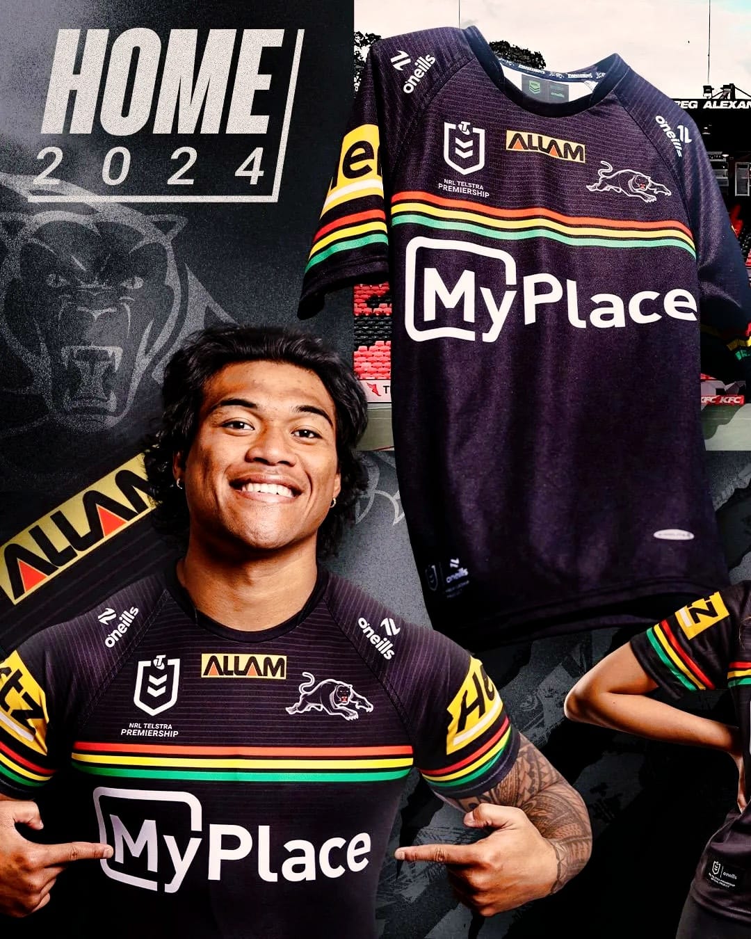 2024 Penrith Panthers Home Jersey