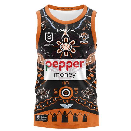 Wests Tigers 2025 Indigenous Singlet