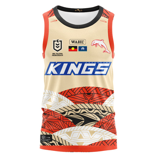 Redcliffe Dolphins 2025 Indigenous Singlet