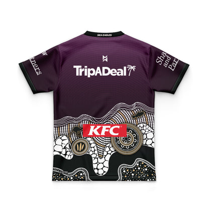 Manly Warringah Sea Eagles 2025 Kids Indigenous Jersey