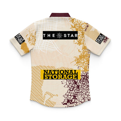 Brisbane Broncos 2025 Kids Indigenous Polo Shirt