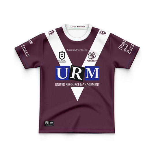 Manly Warringah Sea Eagles 2025 Kids Heritage Jersey
