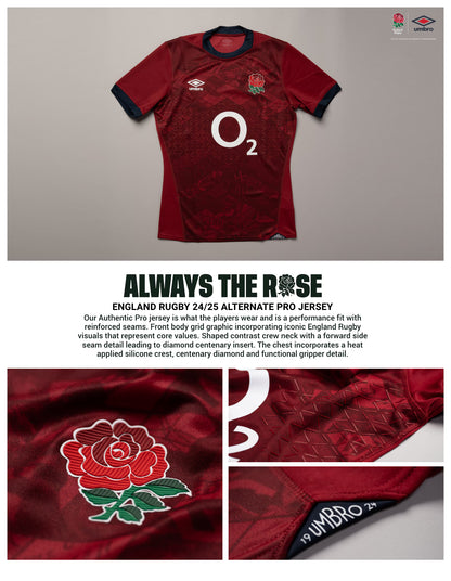 England 2025/26 Rugby Alternate Pro Jersey