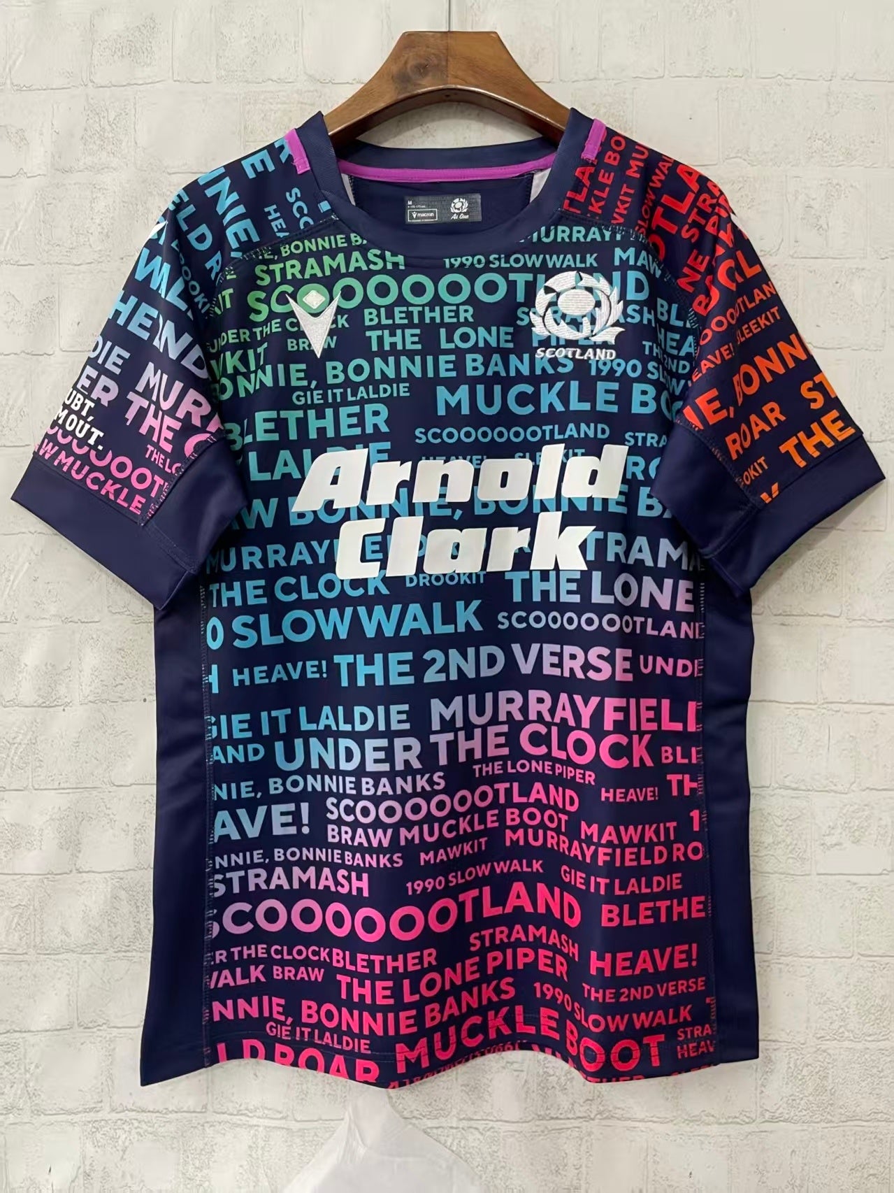 Scotland Rugby 2025/26 Words Training Jersey