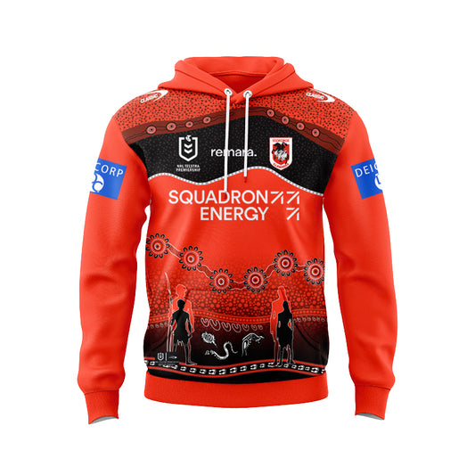 St George Illawarra Dragons 2025 Indigenous Hoodie