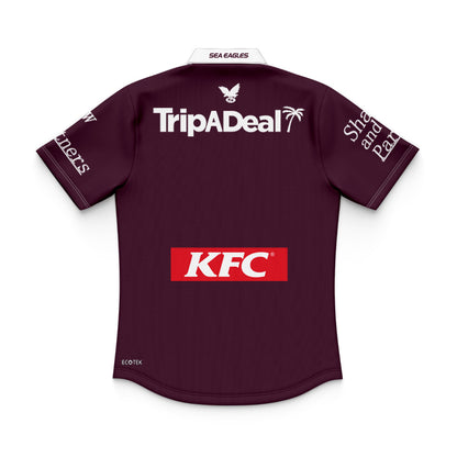 Manly Warringah Sea Eagles 2025 Kids Heritage Polo Shirt