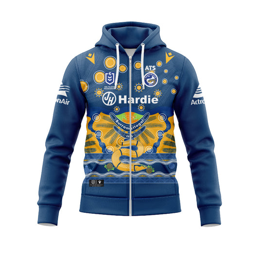 Parramatta Eels 2025 Indigenous Hoodie with Zipper