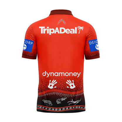 St George Illawarra Dragons 2025 Indigenous Polo Shirt