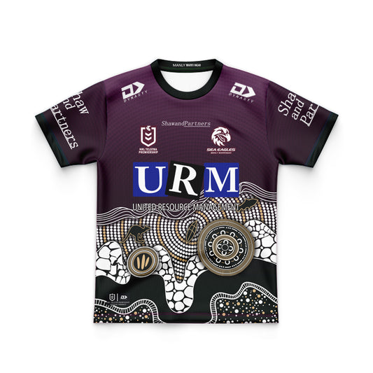 Manly Warringah Sea Eagles 2025 Kids Indigenous Jersey