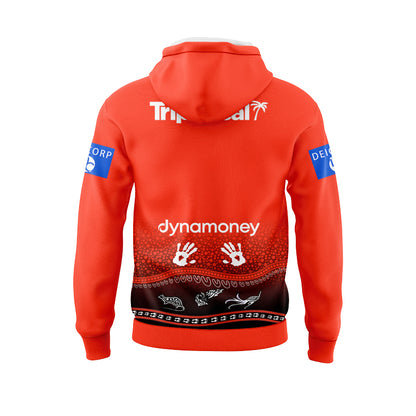 St George Illawarra Dragons 2025 Indigenous Hoodie with Zipper