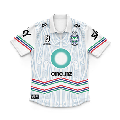 New Zealand Warriors 2025 Kids Indigenous Polo Shirt
