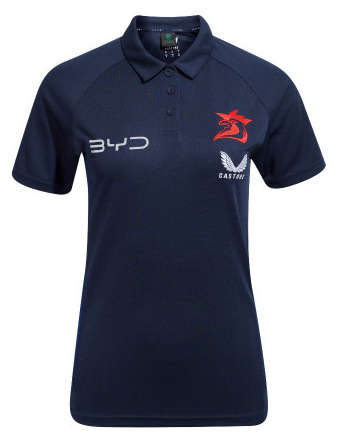 Sydney Roosters 2025 Women's Players Polo Shirt