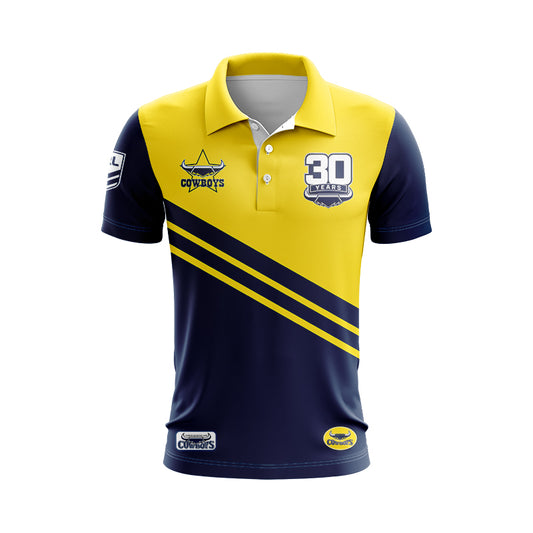 North Queensland Cowboys 30th Anniversary Limited Edition Polo Shirt