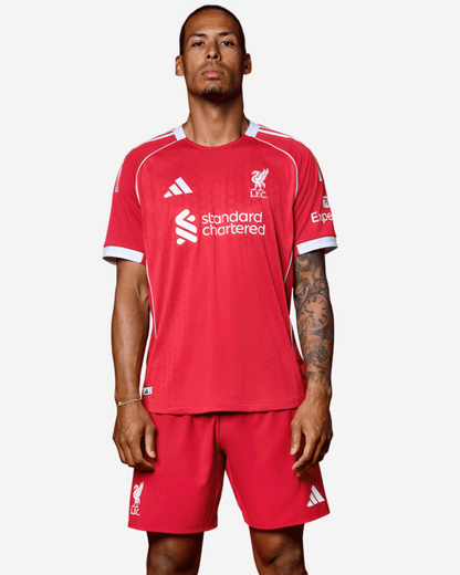 Liverpool 2025/26 Player's Edition Home Jersey Shirt