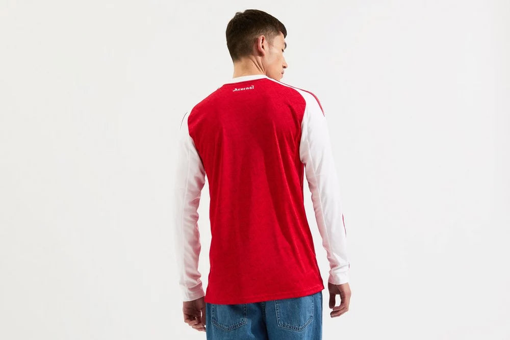 Arsenal Gunners 2025/26 Player's Edition Long Sleeve Home Jersey Shirt